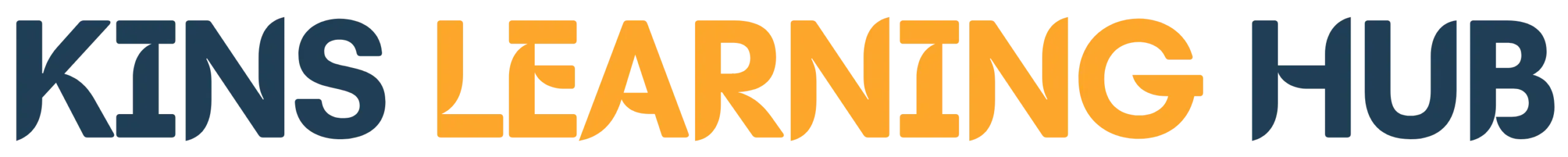 Kins Learning Hub Intl Text Logo Online School for Class Five to Matric, O/A Level